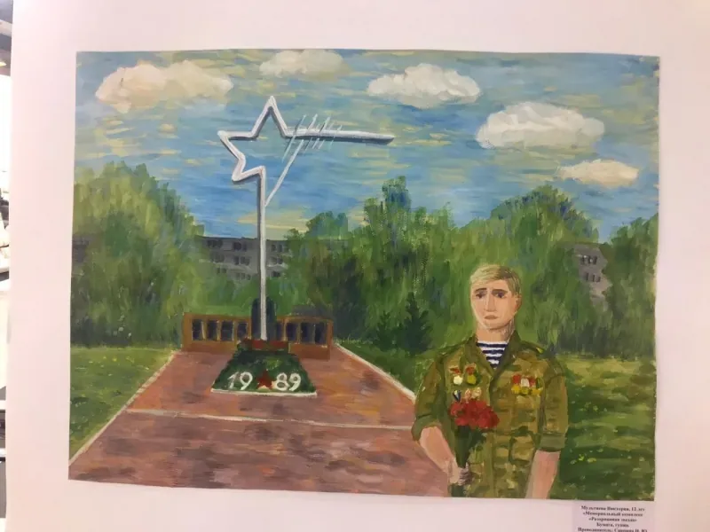 Выставка ДХШ №2 г. Пензы ко Дню защитника Отечества