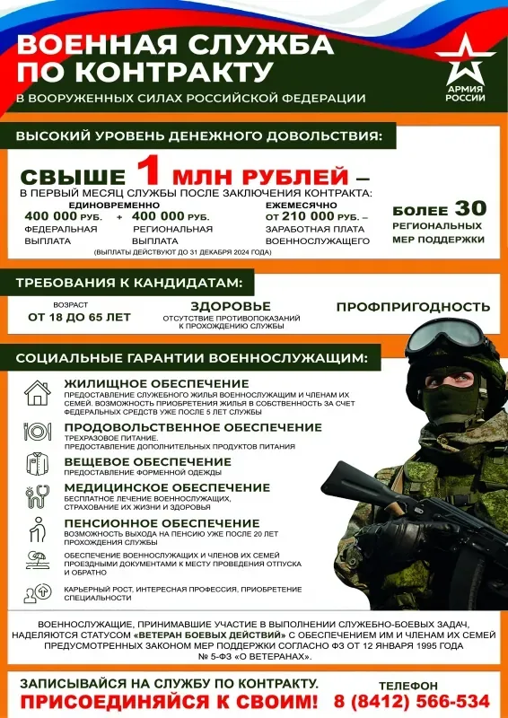 Военная служба по контракту